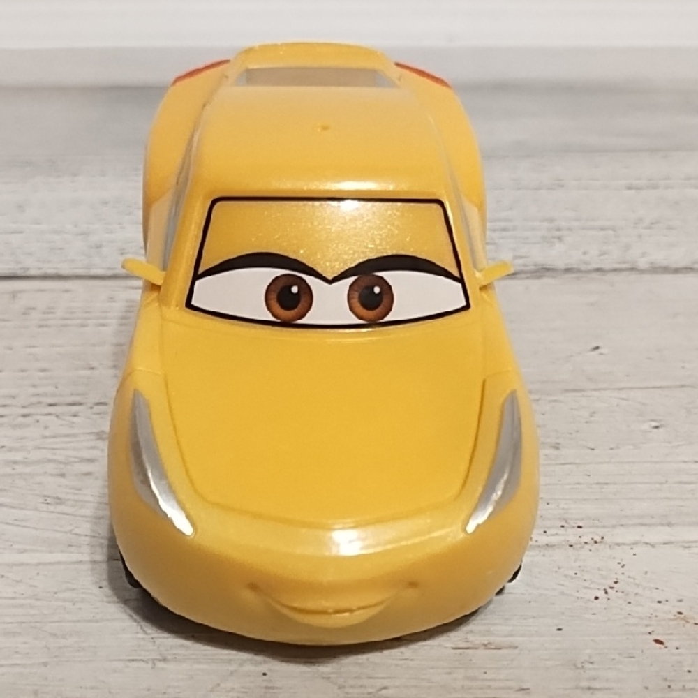 Yellow Toy Car with Silver Details